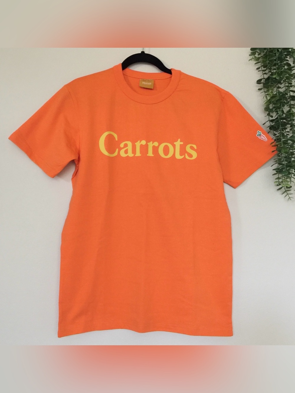 Carrots Orange Graphic Tee with Yellow Logo